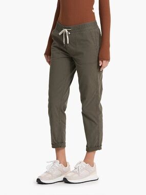 Vuori Vintage Ripstop Cuffable Raw Hem Women's Drawstring Waist Pants  | Size: L